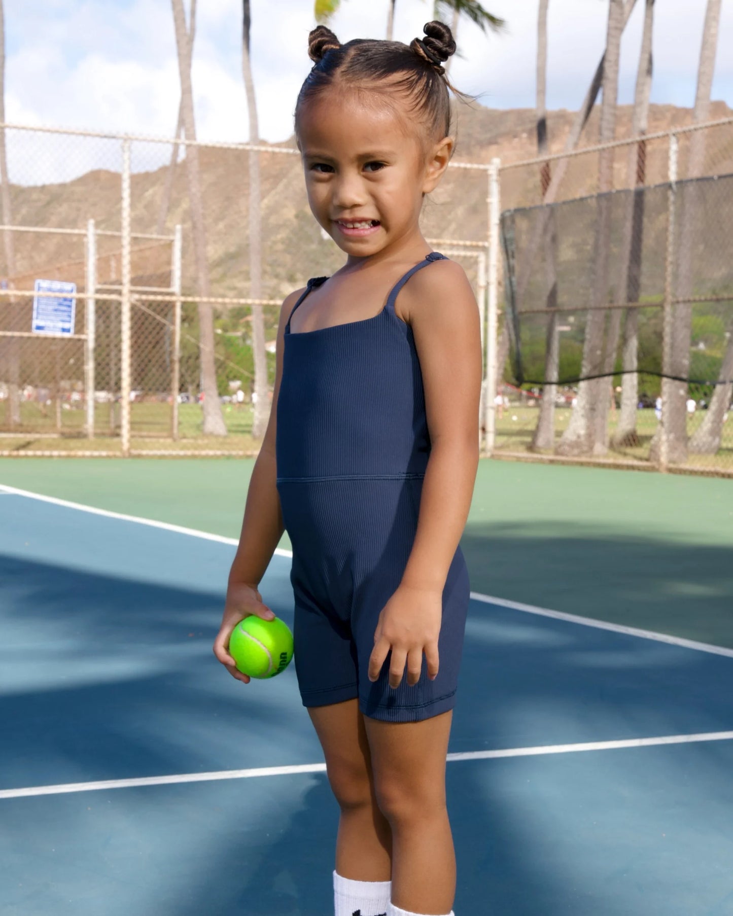 MINI KAYLA ribbed Jumpsuits - DENIM - Active By Teal