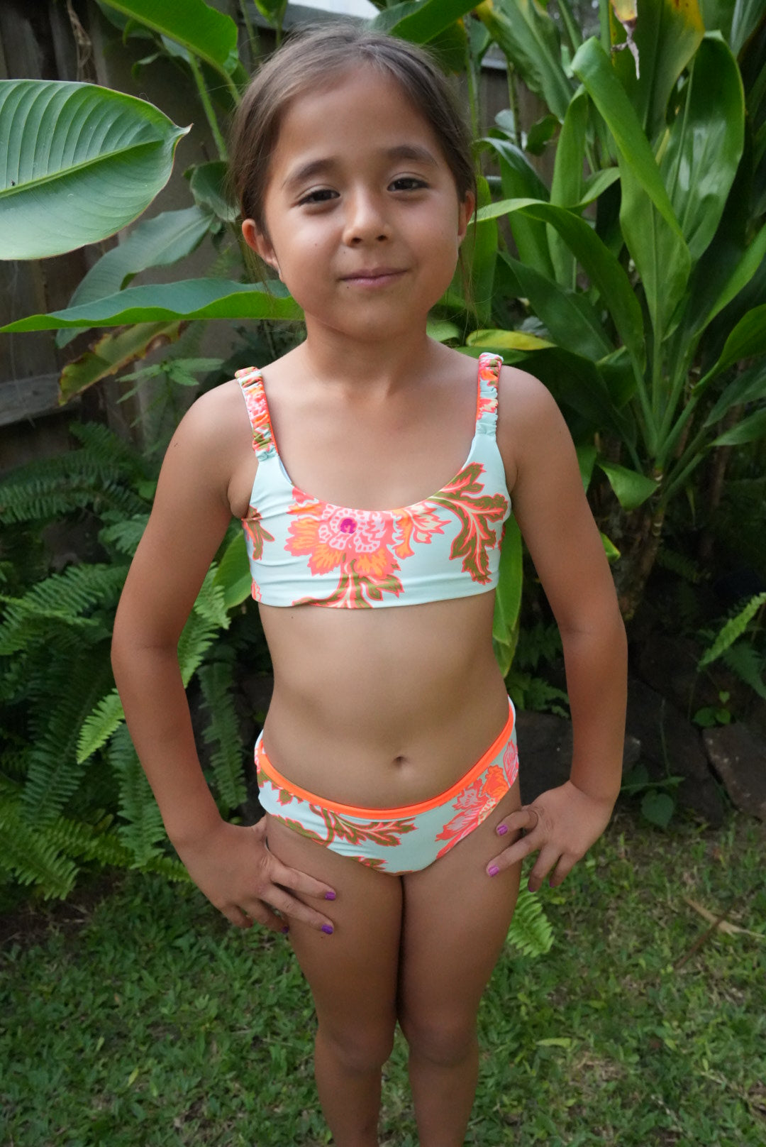 JULIET GIRLS SWIMWEAR - BLUE - PT3885KKB001 - MAAJI KIDS