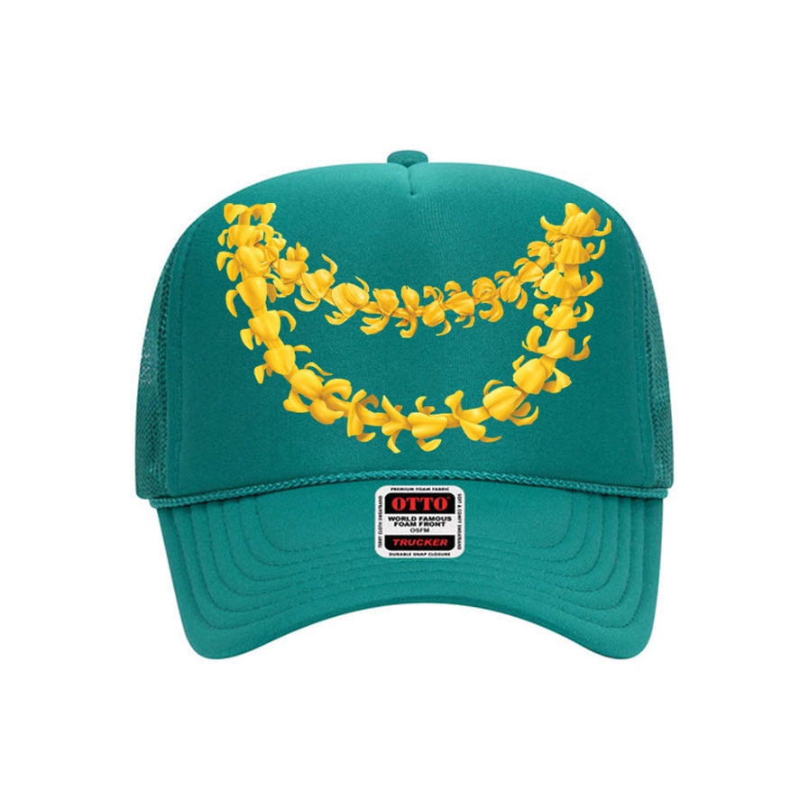 Puakenikeni Trucker Hat- Teal - Na Koa Brand