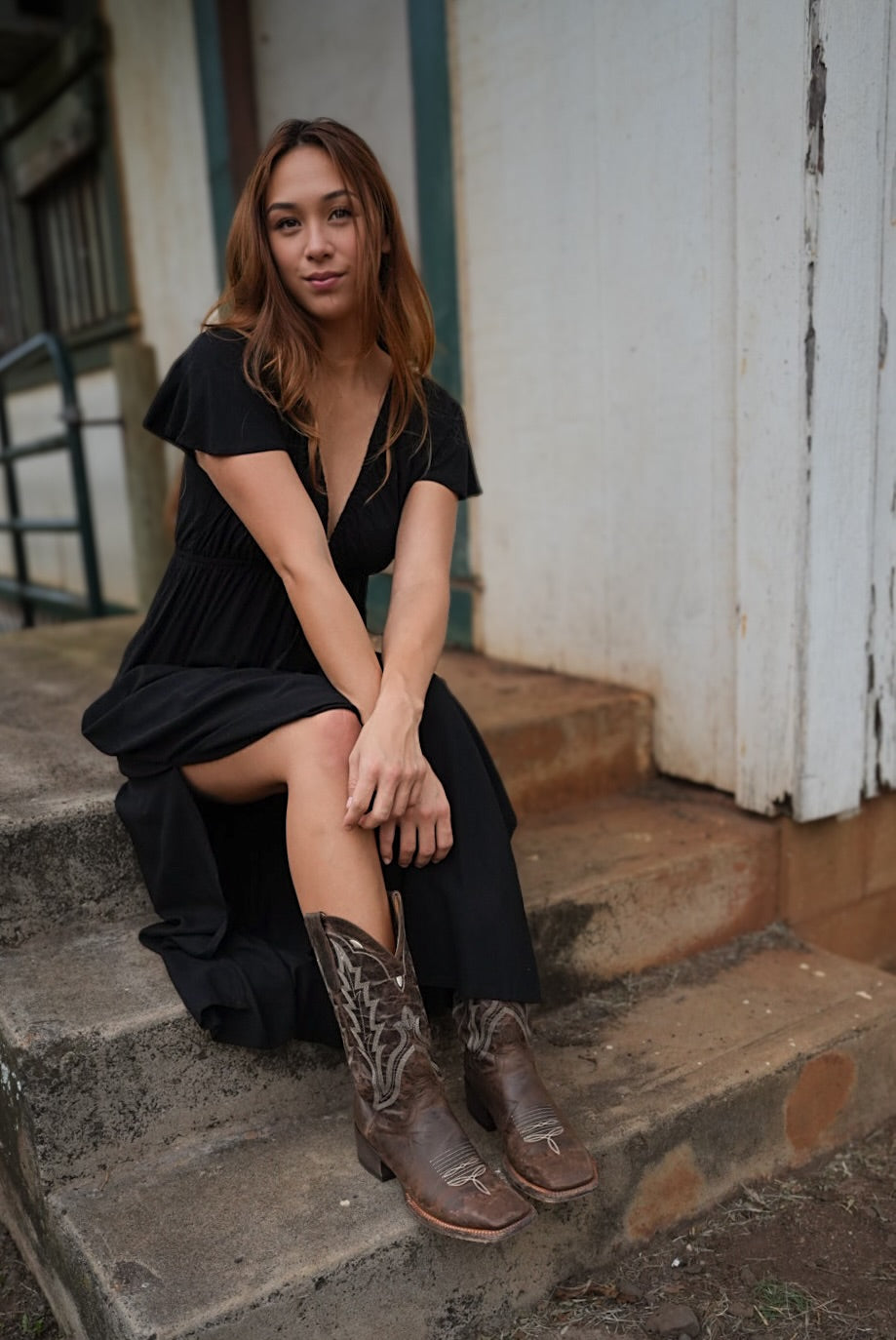LEILANI DRESS- SOLID Black