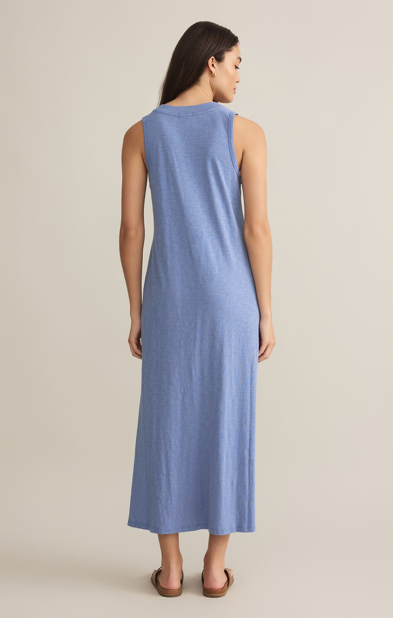 PALISADES MIDI DRESS - SKY BLUE - ZD251306