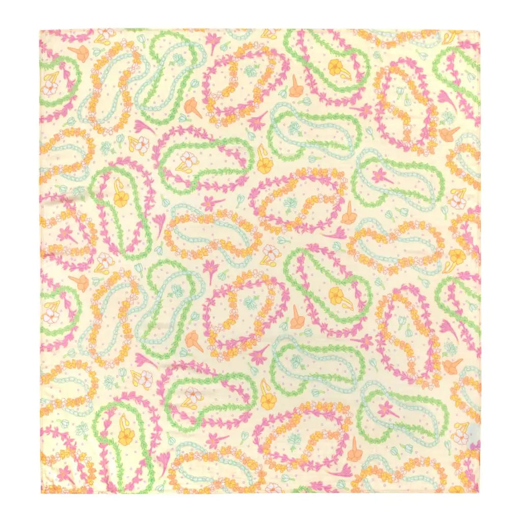 Lei Day In Sand - Muslin Swaddle Blanket - Coco Moon