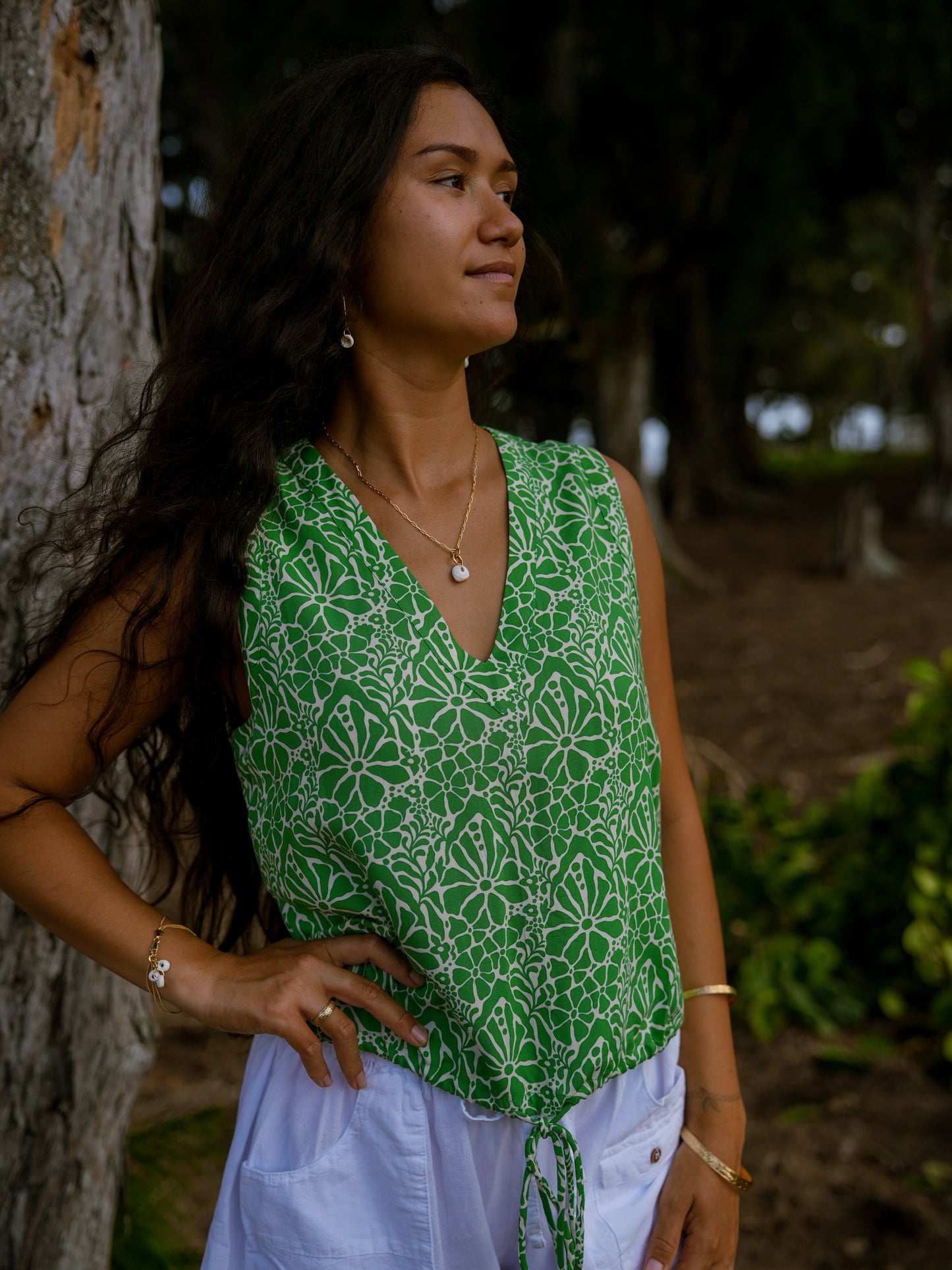 NUI TOP - MAGNOLIA GREEN - KHUSH 54