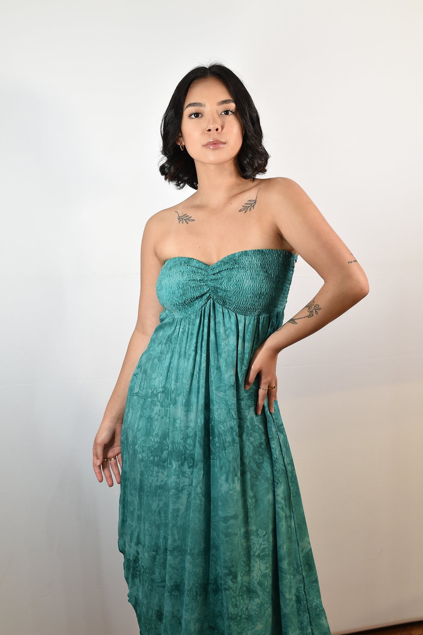 SHAYLA DRESS- TD Murky Jade- KHUSH 32