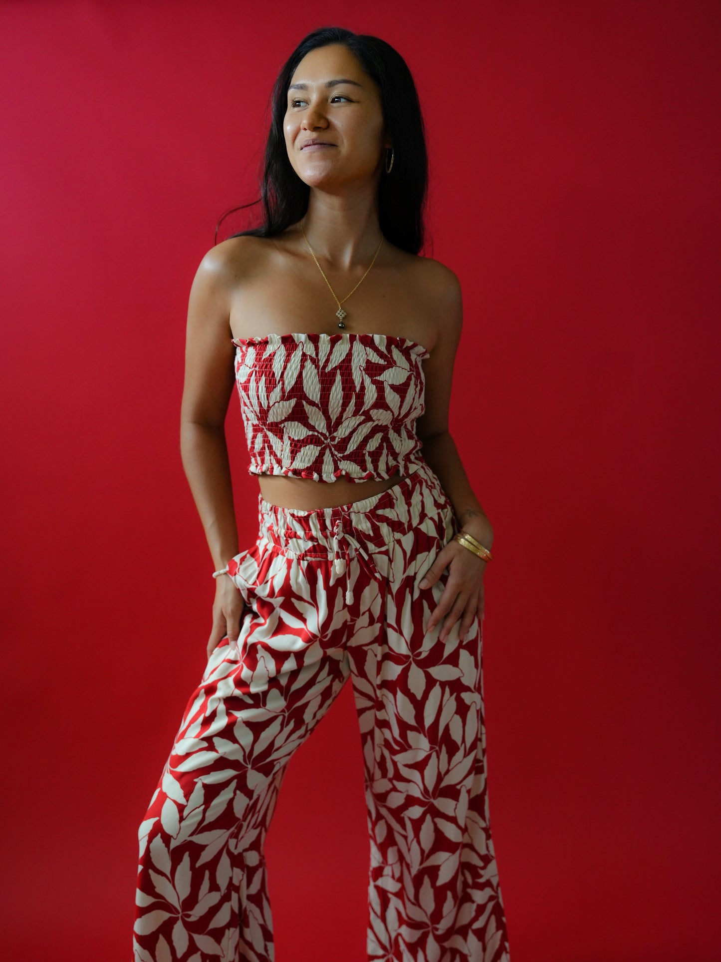 Malta Pant - Laleen Red