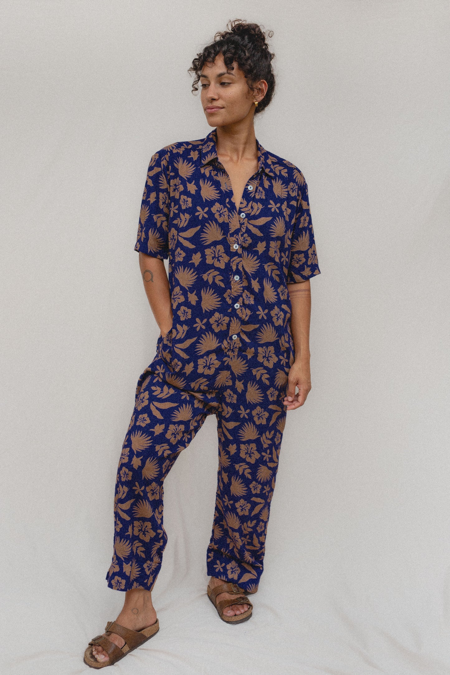 Billy Jumpsuit - Deep Blue - Lokahi