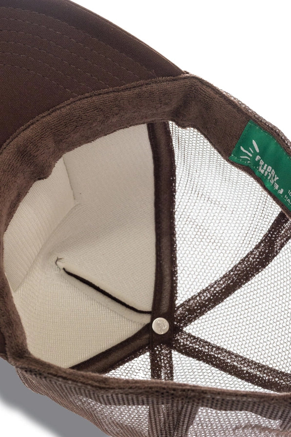 Friends in Low Places Trucker Hat in Brown - Friday Feelin'