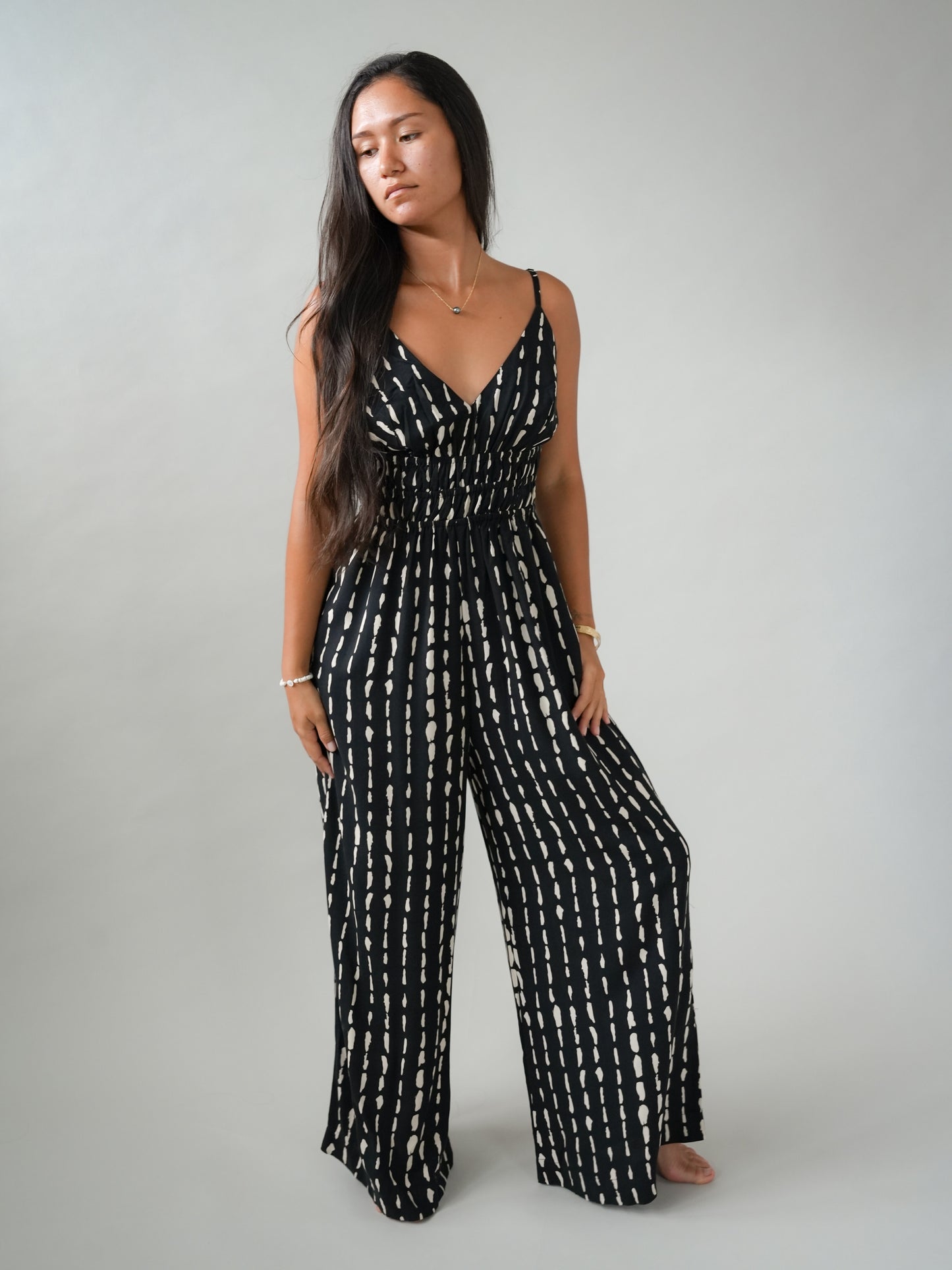 Perola Jumpsuit - Current Black