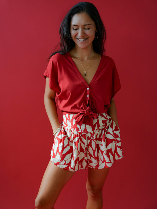 Bacana Top - Solid Ruby