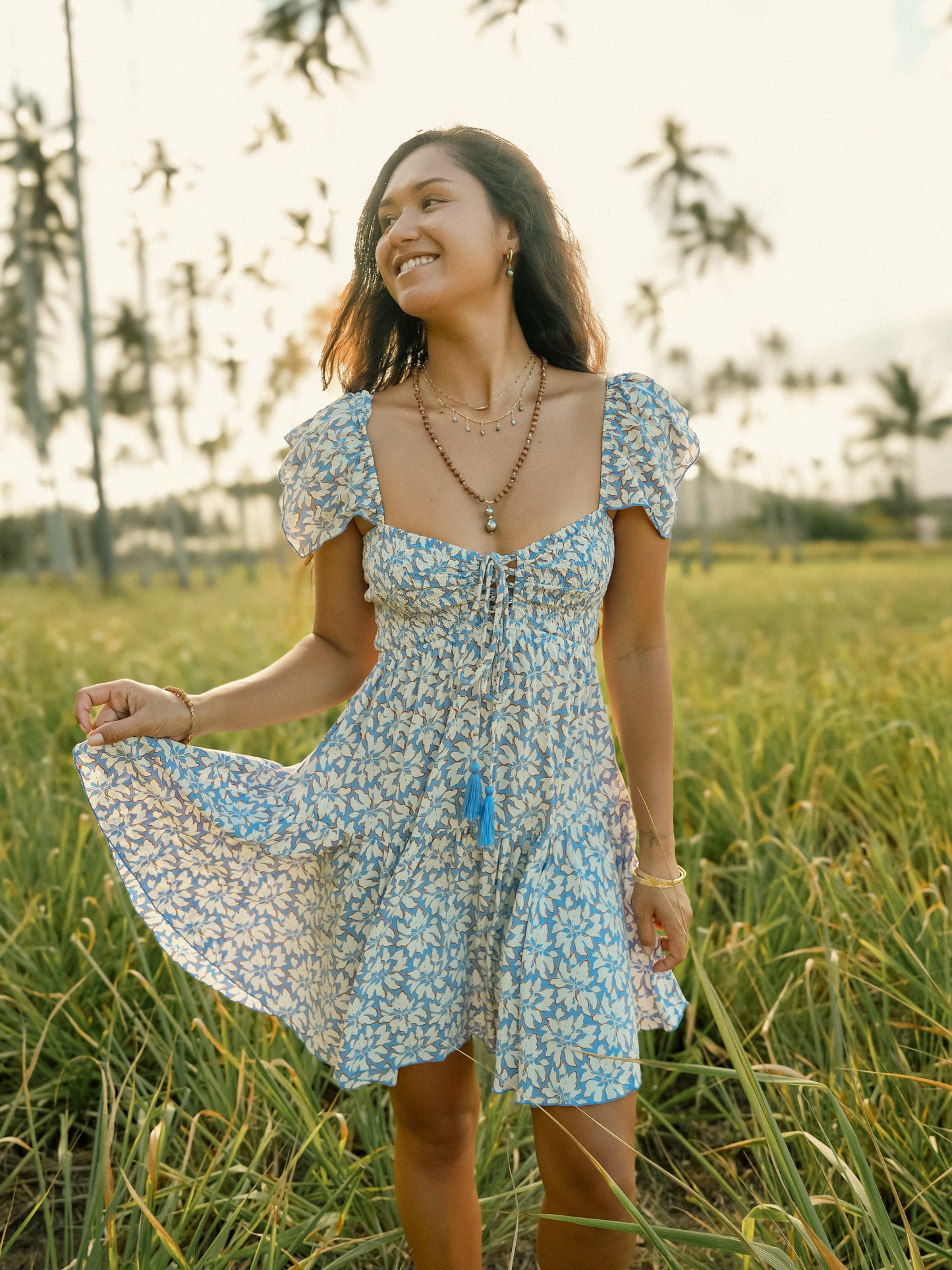 Quinn Dress - Bloomcrest Lavender