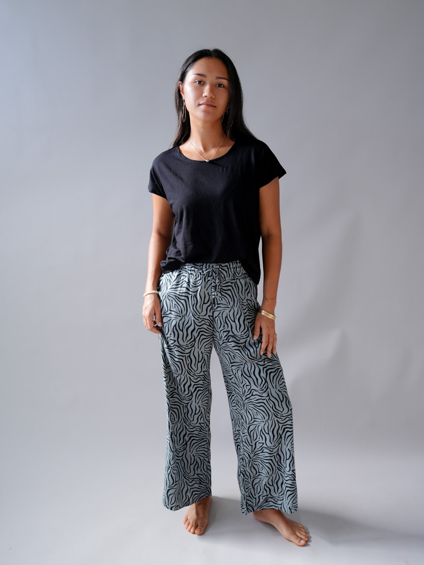 Tahlia Top - Solid Black