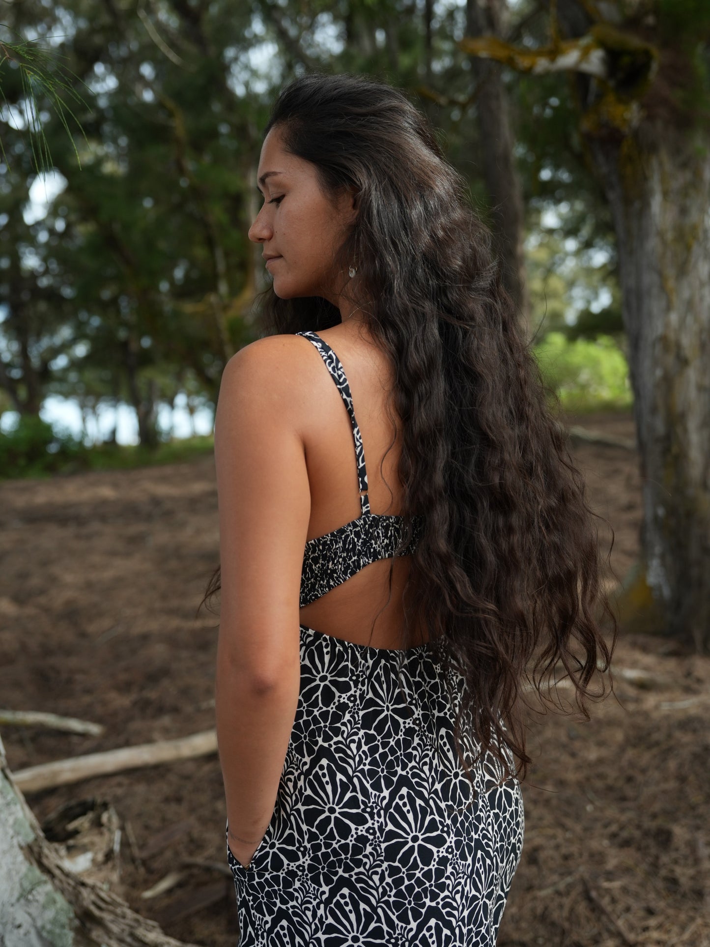 Oliva Dress - Magnolia Black