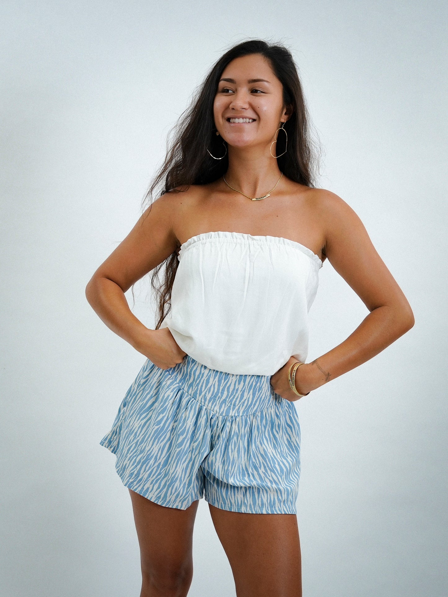 Elya Shorts - Wild Blue