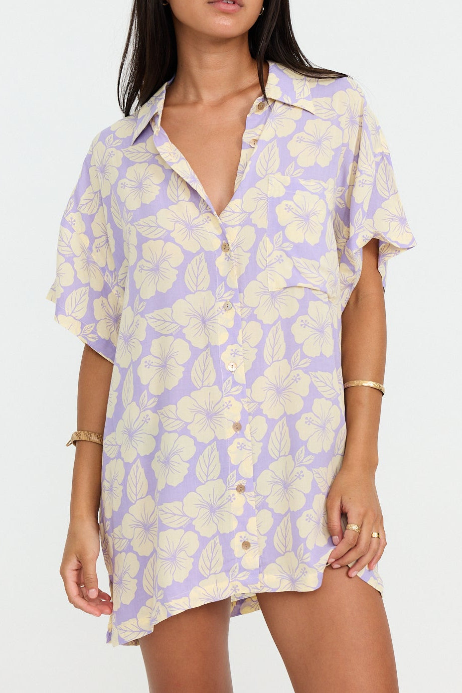 ALOHA SHIRT DRESS - AOKIS