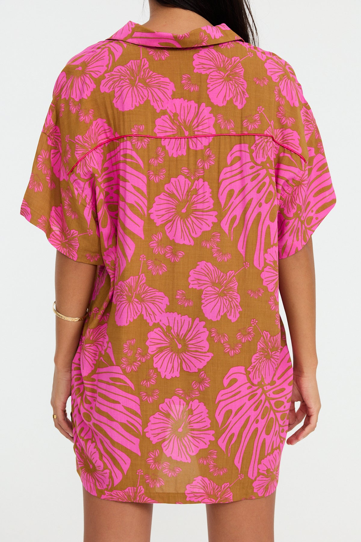 ALOHA SHIRT DRESS - GARDEN - BENOA SUMMER 25