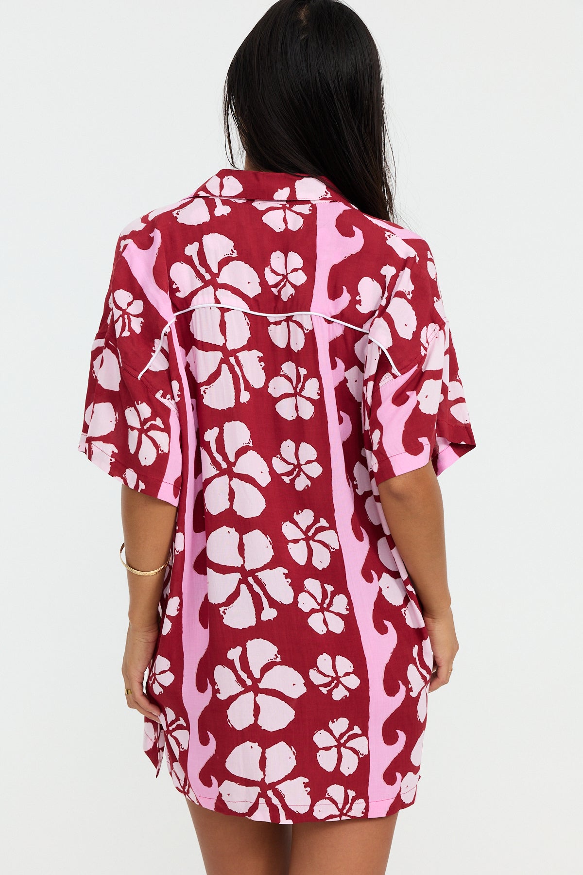 ALOHA SHIRT DRESS - PAPEETE - BENOA SUMMER 25
