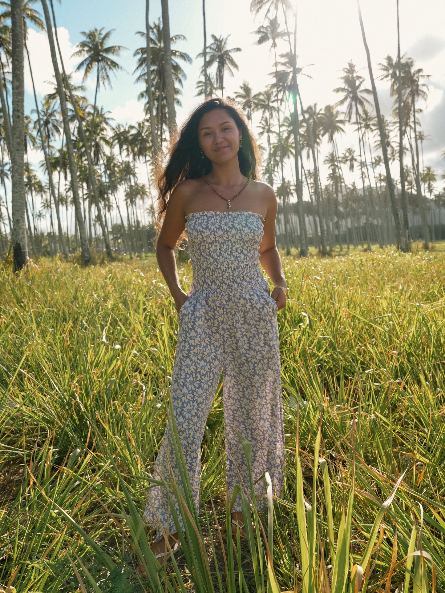 Lawai Jumpsuit - Bloomcrest Lavender