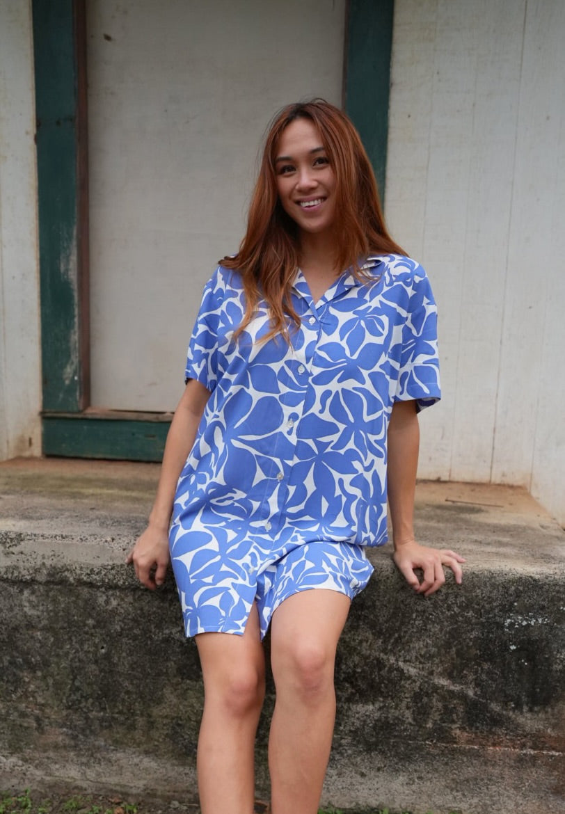 Calabria Shirt Dress - Frangipani Denim