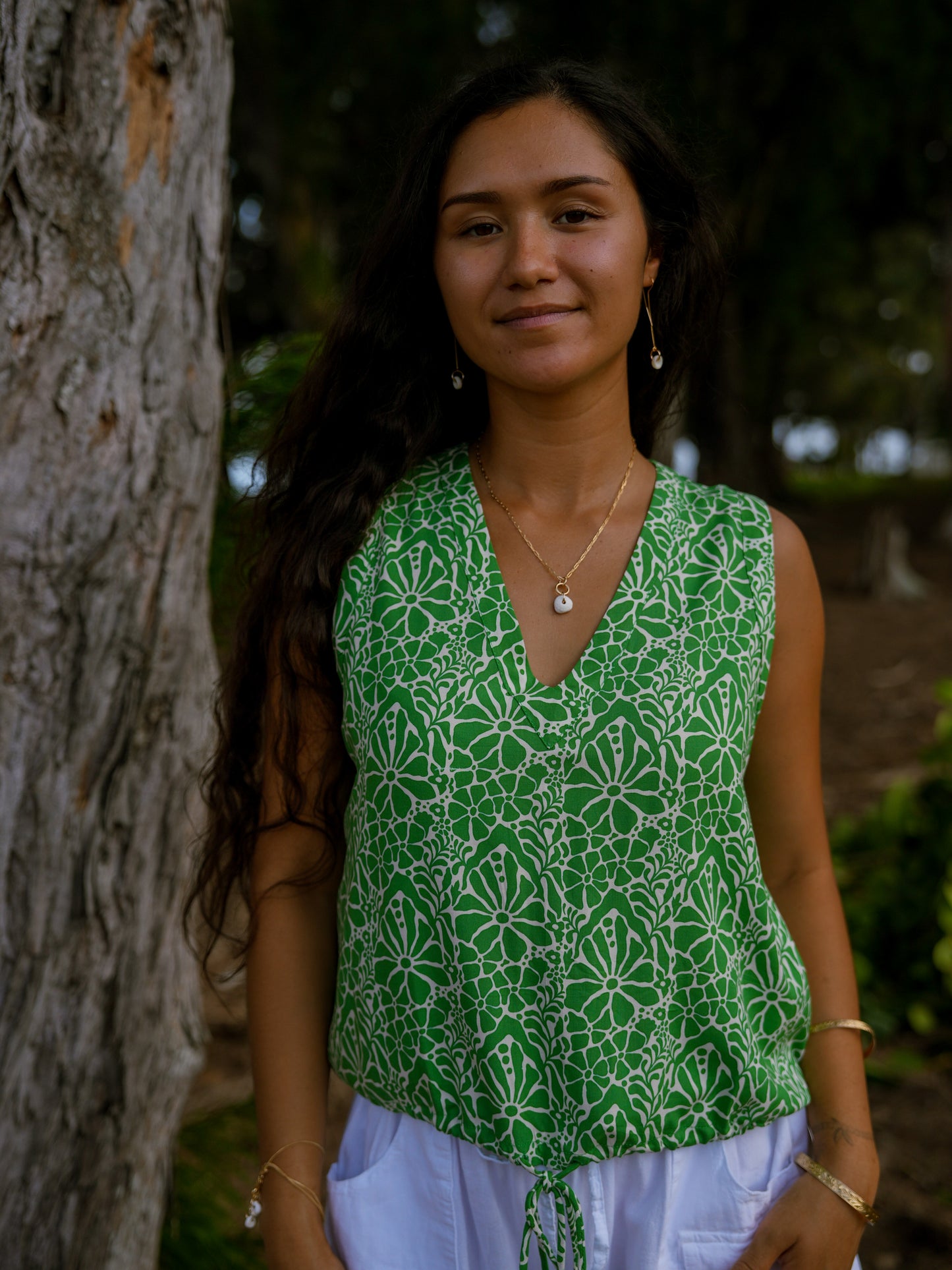 NUI TOP - MAGNOLIA GREEN - KHUSH 54