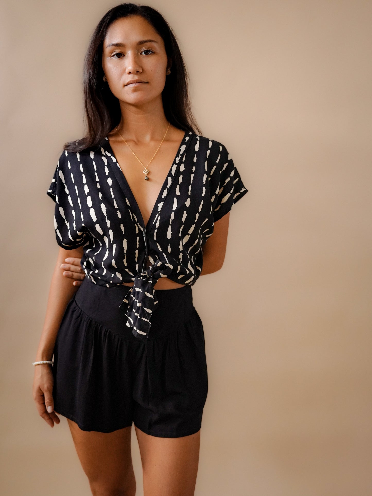 Elya Shorts - Solid Black