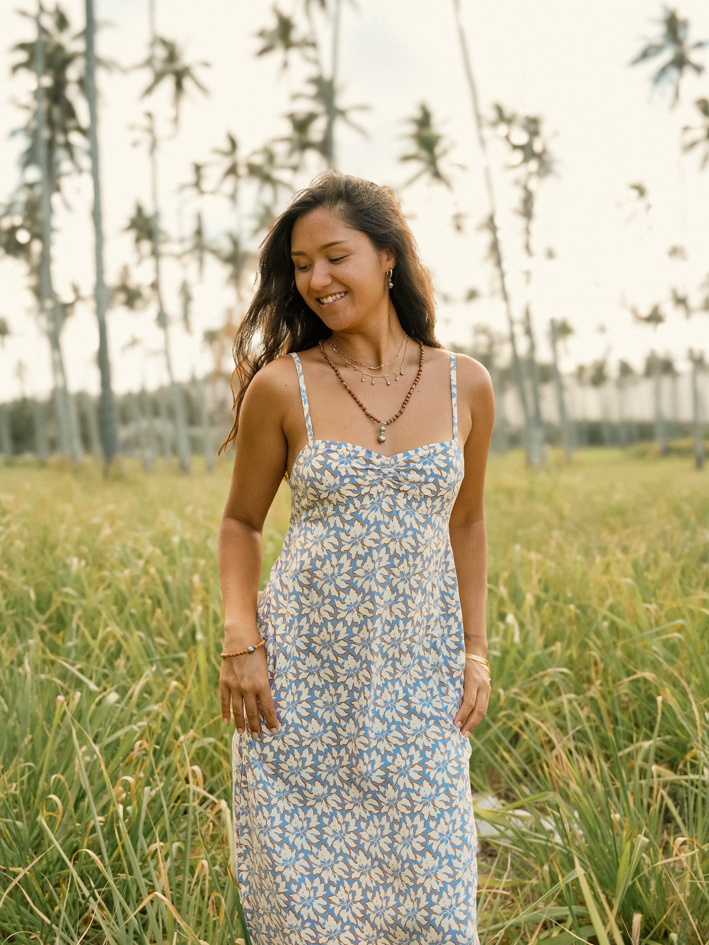 Oliva Dress - Bloomcrest Lavender