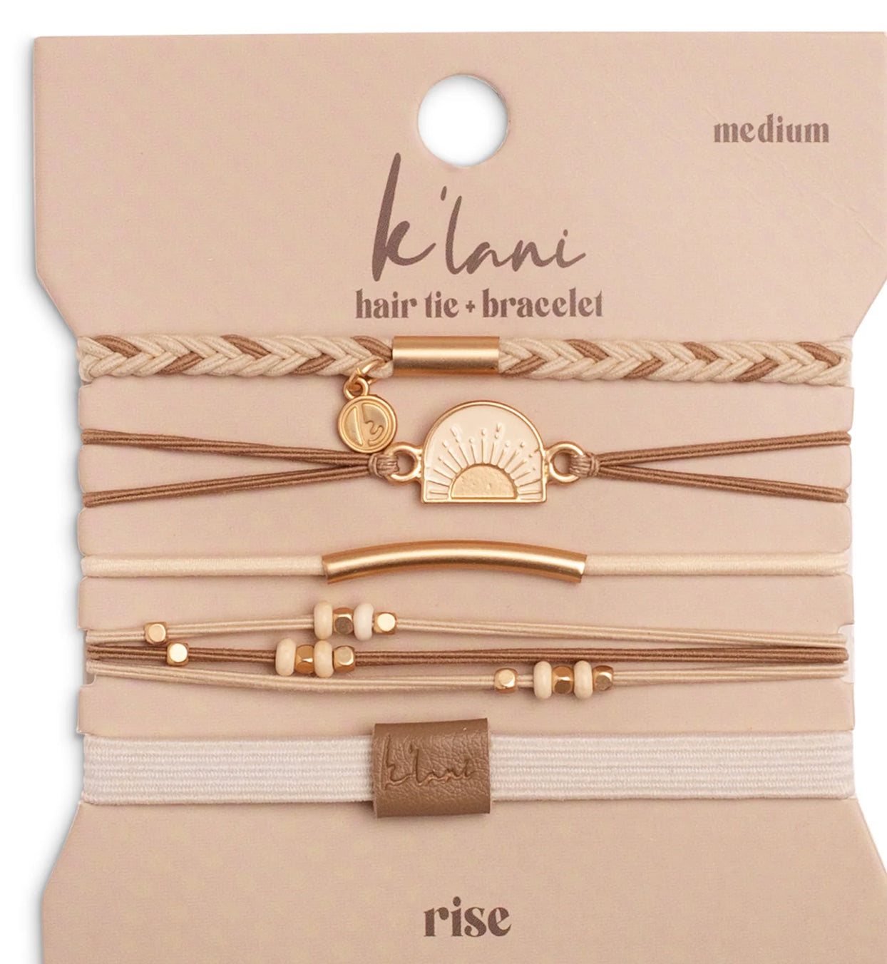 Hair Tie + Bracelet -Rise- K’lani