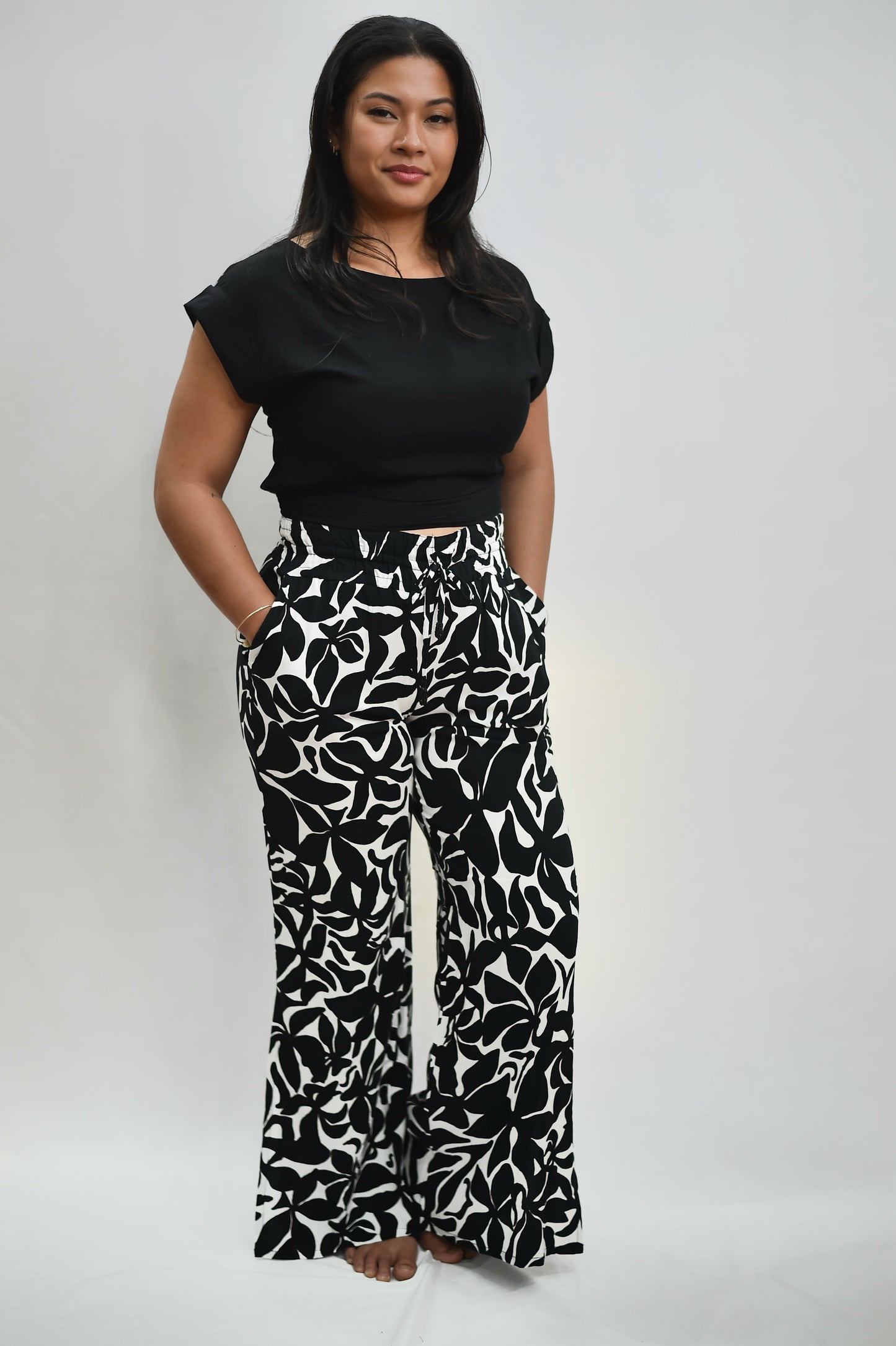 MAREVA TOP - Solid Black - KHUSH 42/45/48/53