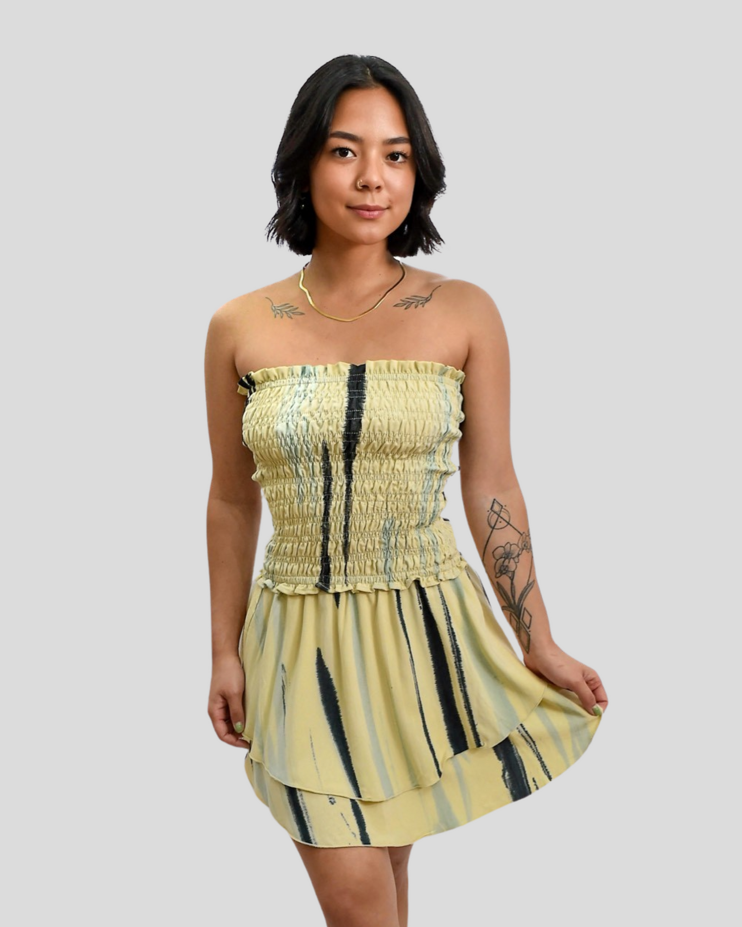 Haumana Skirt - TD Swell Blue
