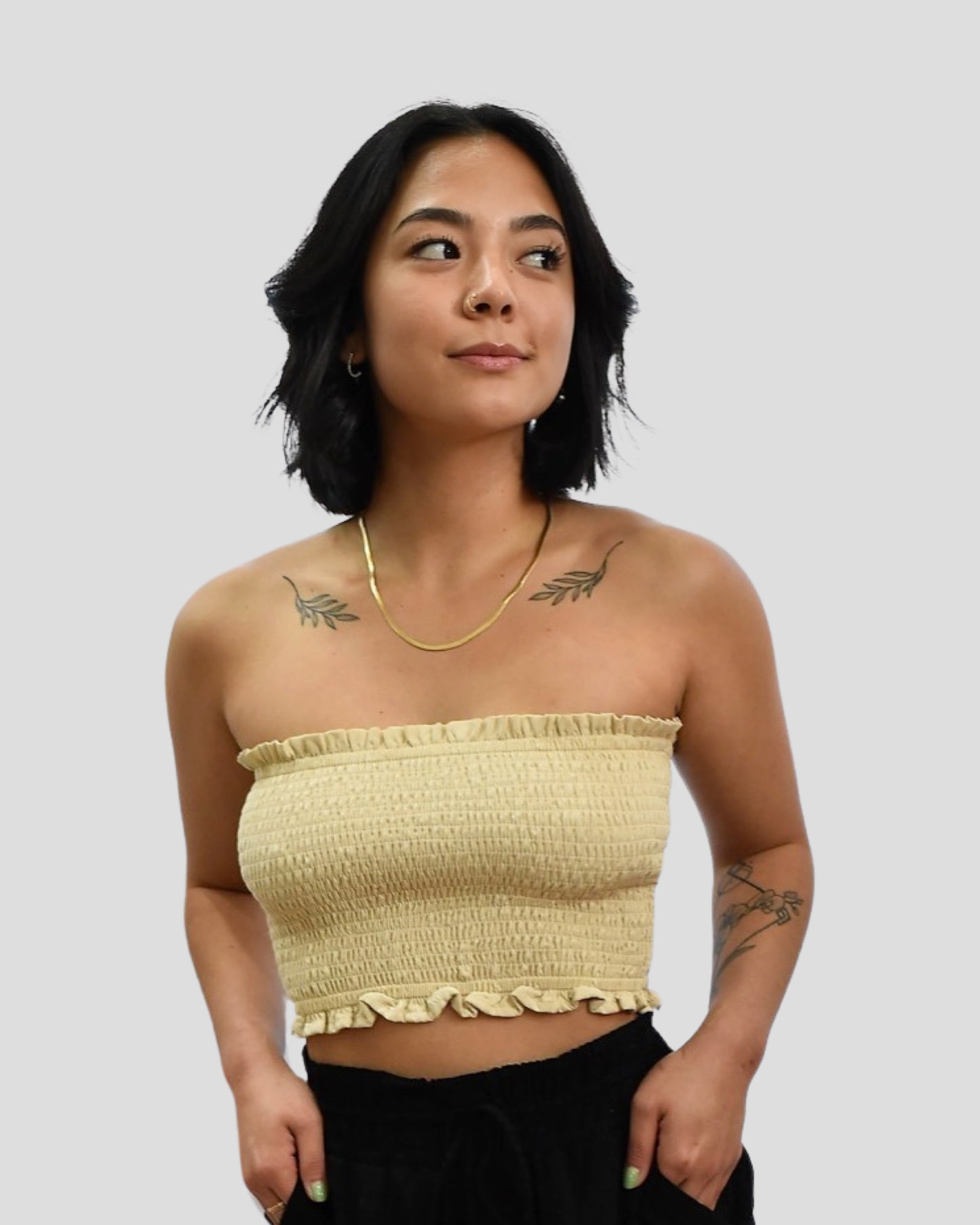 BANDEAU YARA- Solid Creamy- KHUSH 37/38/43/52