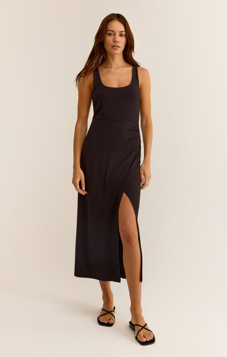 MELBOURNE MIDI DRESS- BLACK - ZD242481