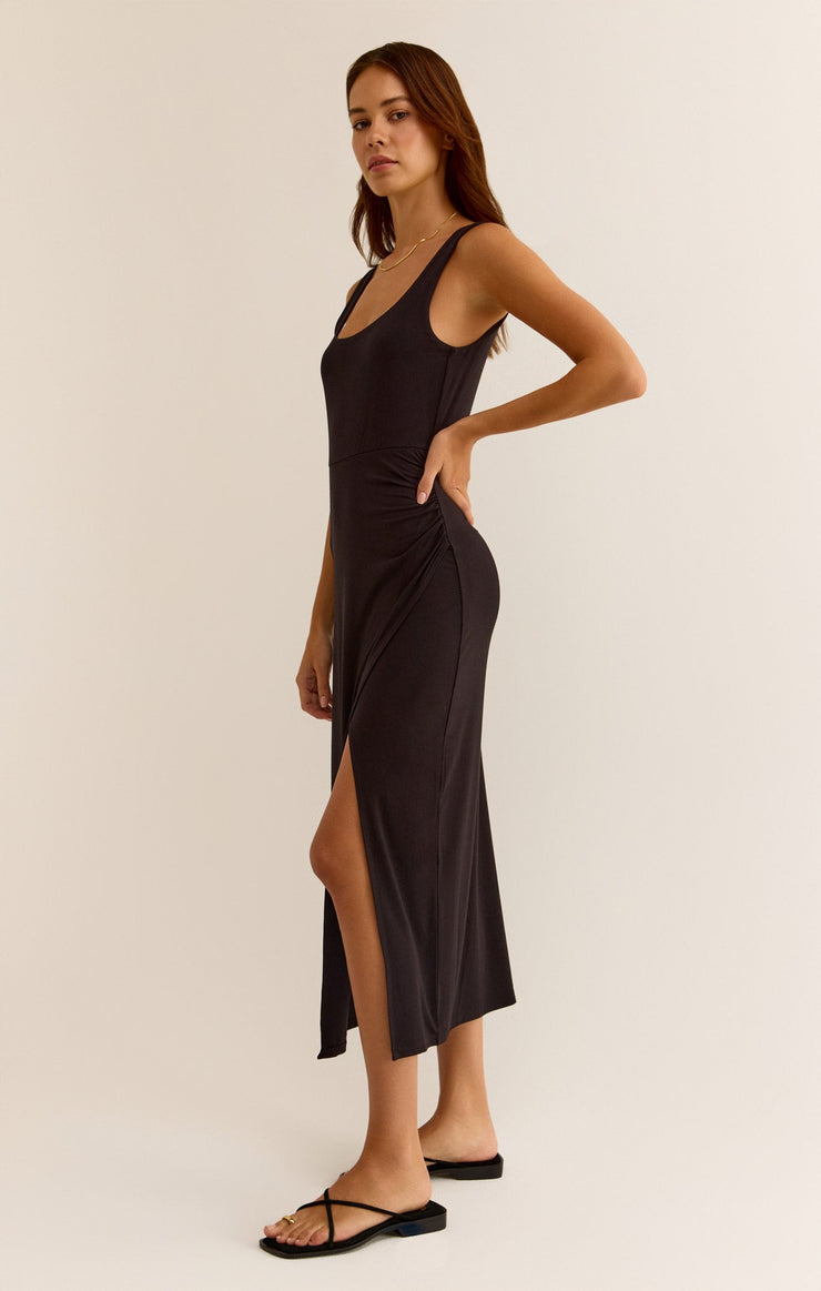 MELBOURNE MIDI DRESS- BLACK - ZD242481