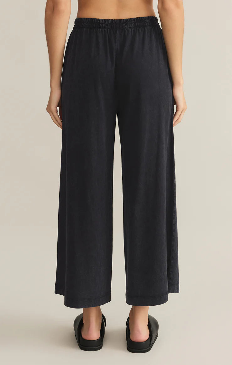 SCOUT JERSEY FLARE PANT- BLACK - ZP212567