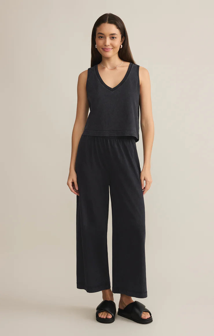 SCOUT JERSEY FLARE PANT- BLACK - ZP212567