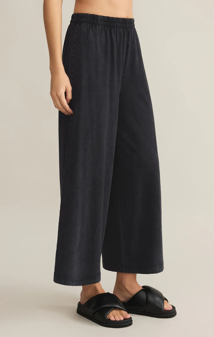 SCOUT JERSEY FLARE PANT- BLACK - ZP212567