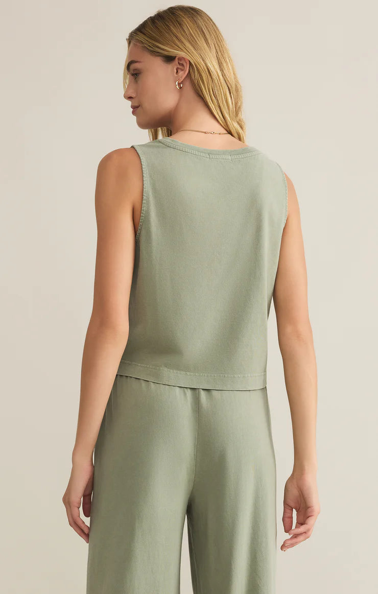 SCOUT JERSEY FLARE PANT- AVOCADO - ZP212567