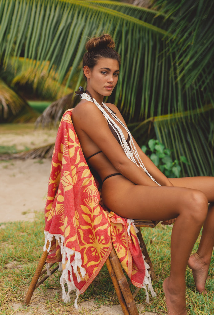 'OHI'A LEHUA (Red) - Blanket for 2 - EHA