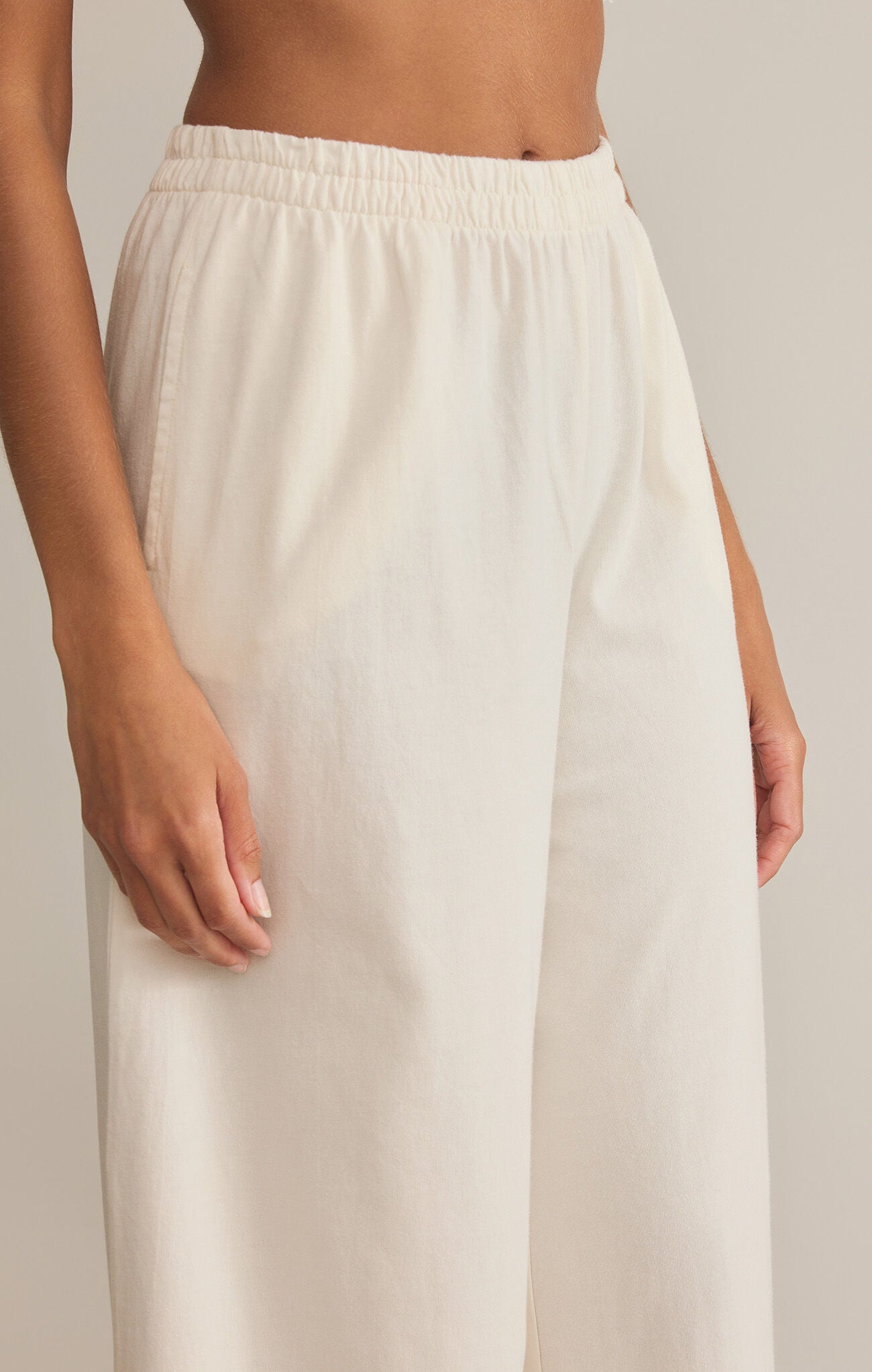 SCOUT JERSEY FLARE PANT- SEA SALT - ZP212567