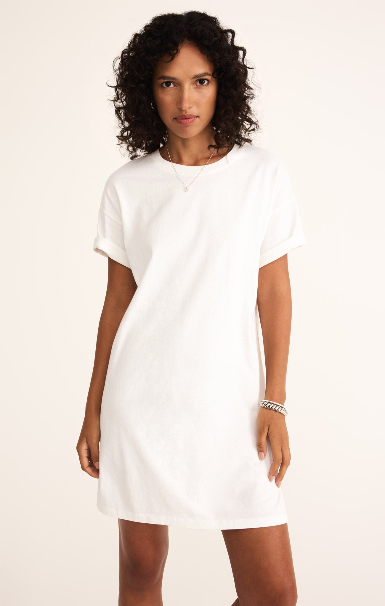 SWAY MINI DRESS- WHITE - ZD252749