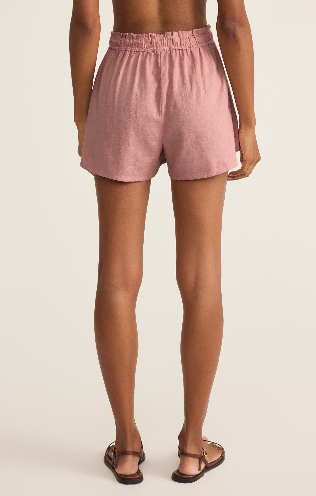 THE PERFECT LINEN SHORT - PINK SMOKE - ZS252686 - ZSUPPLY