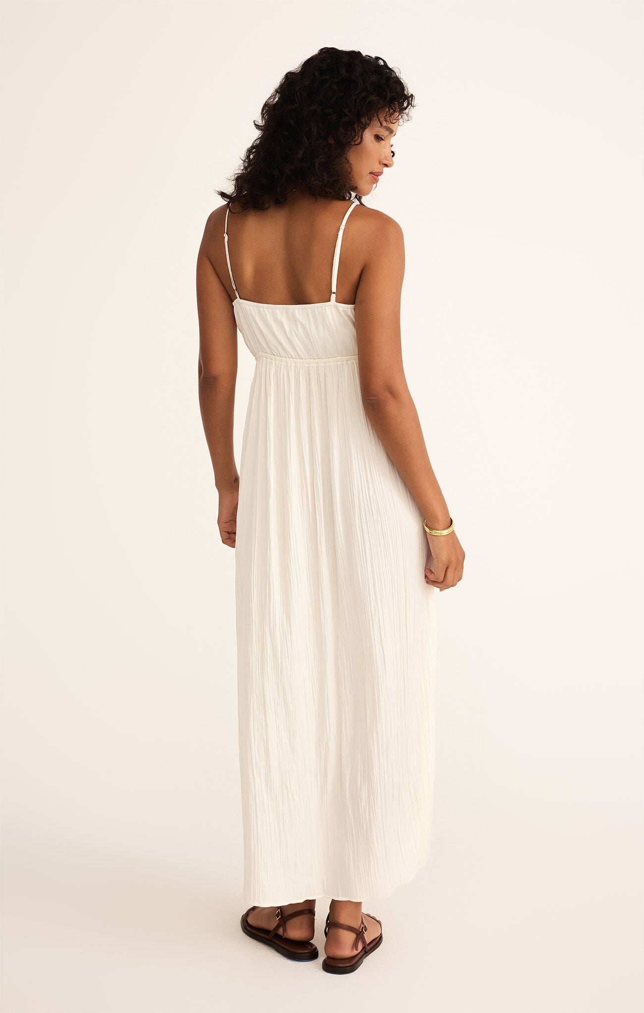 MANON SATIN MAXI DRESS - SANDSTONE - ZD252715 - ZSUPPLY
