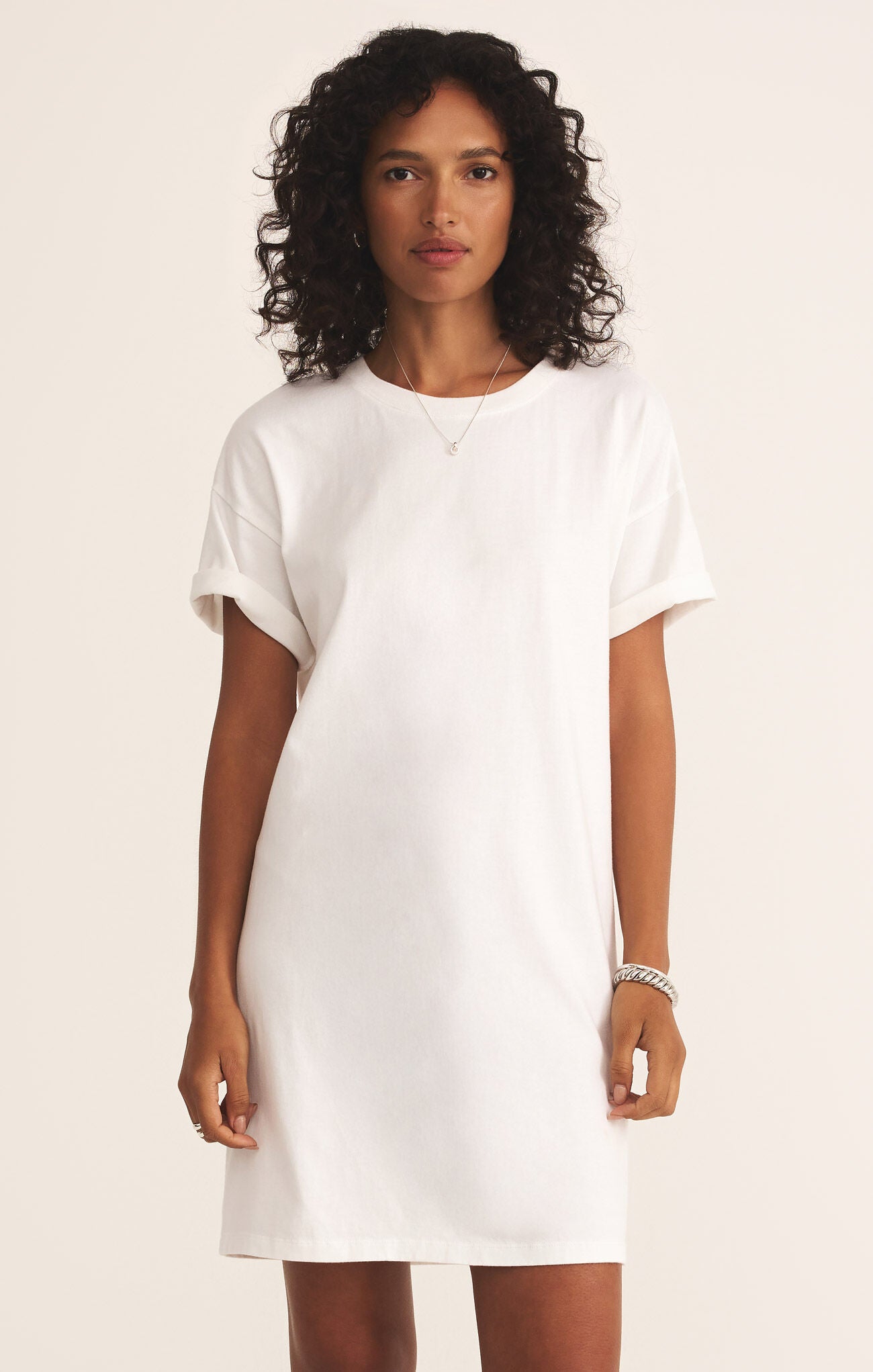 SWAY MINI DRESS- WHITE - ZD252749