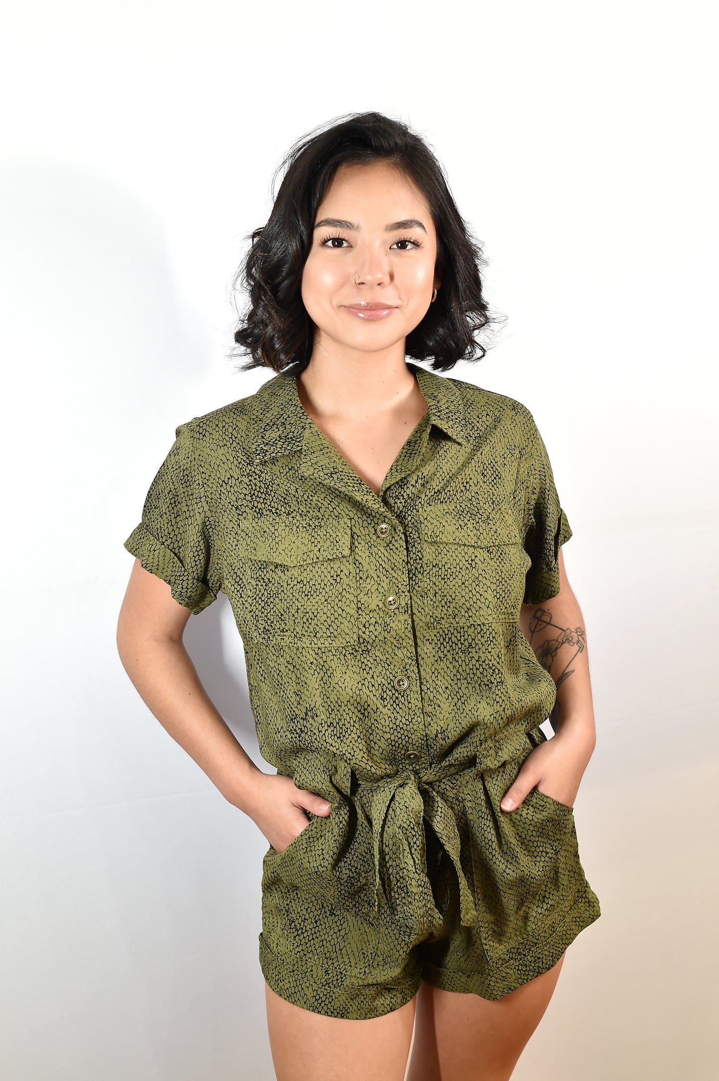 ZURI ROMPER- Viper Moss- KHUSH 32