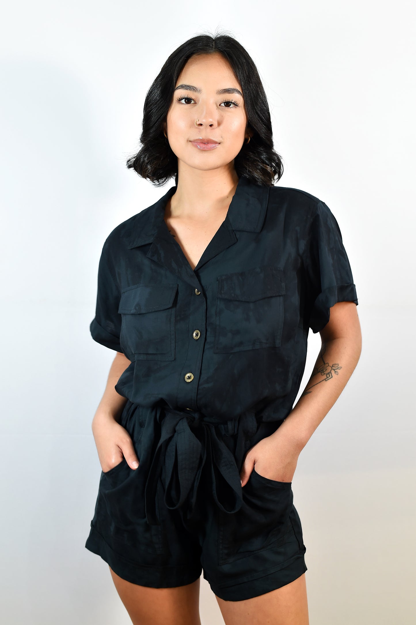 ZURI ROMPER- TD Murky Black- KHUSH 32