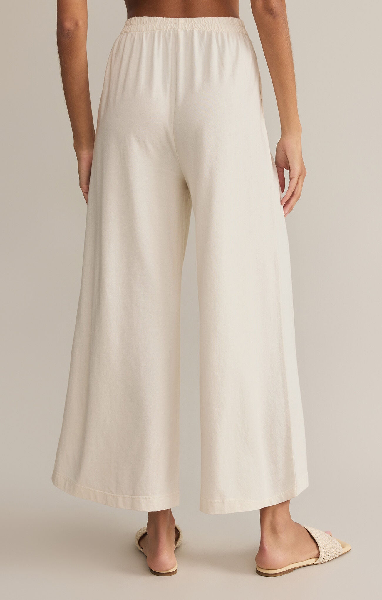 SCOUT JERSEY FLARE PANT- SEA SALT - ZP212567
