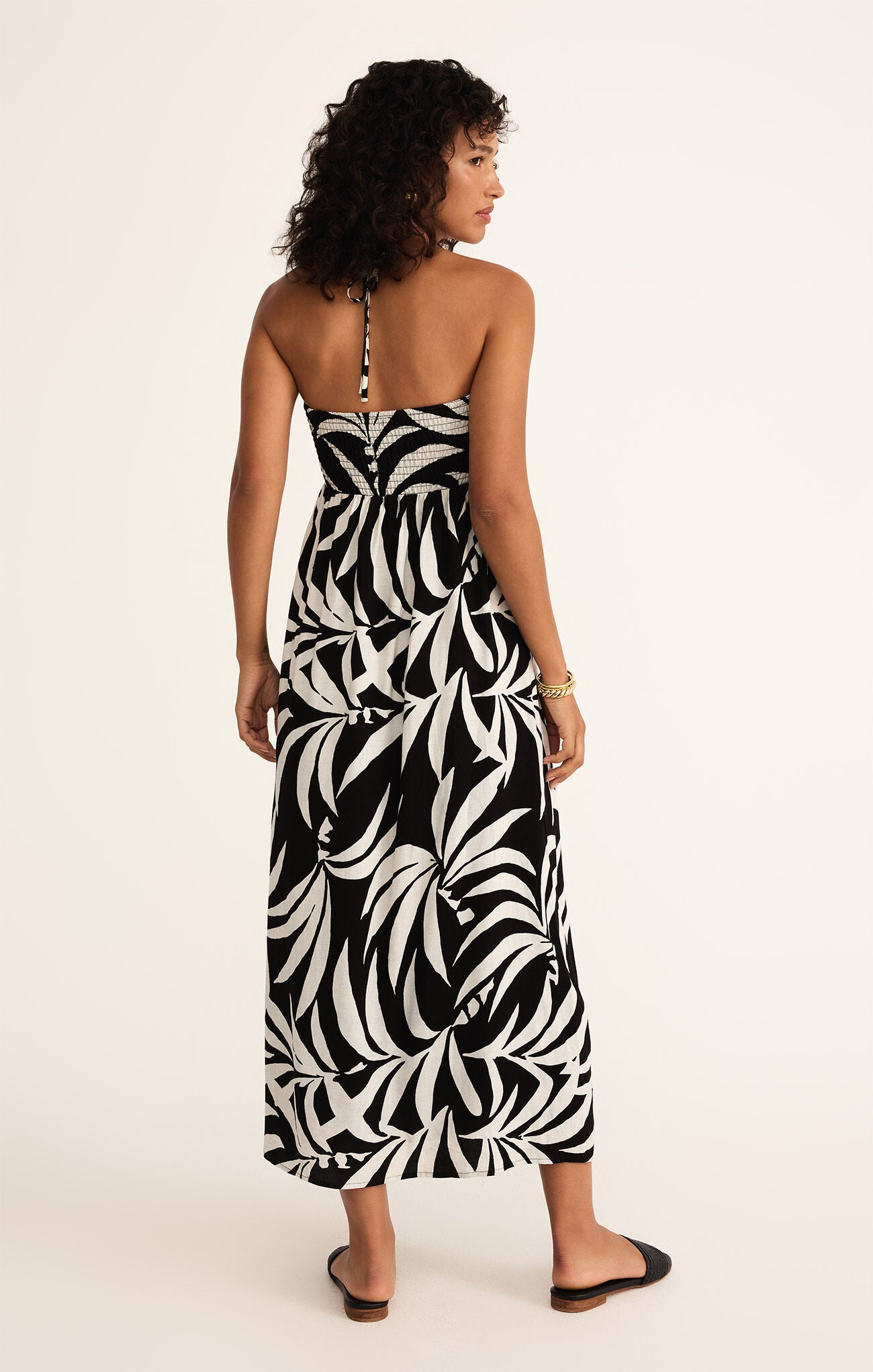 ELODI VACANCES MIDI DRESS - BLACK - ZD252655 - ZSUPPLY