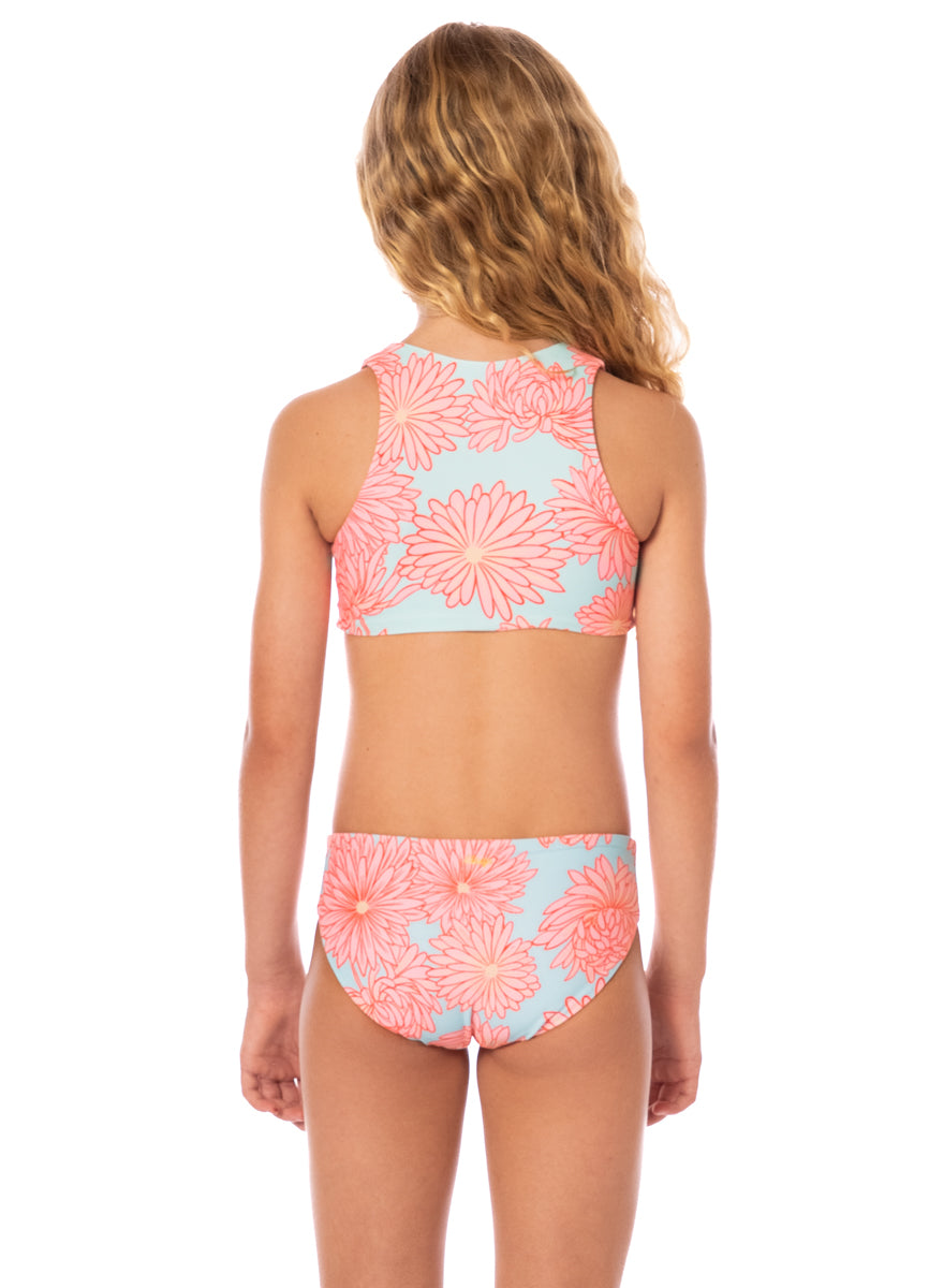 TROPICAL BLOOM SEASTAR GIRLS SWIMWEAR - PT4009KKB500 - MAAJI KIDS