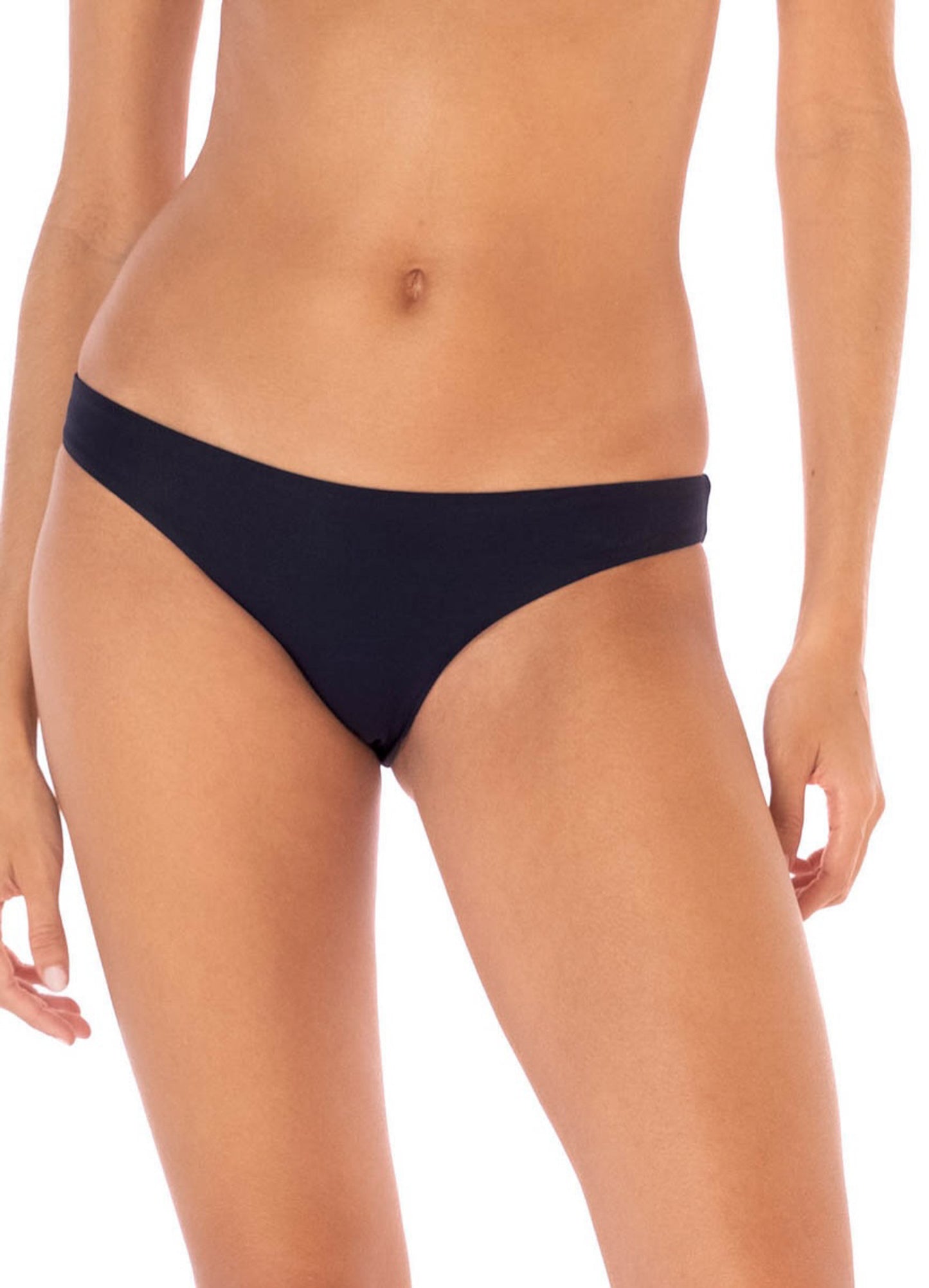 Blue Deep Flirt Low Rise Thin Side Bikini Bottom- MAAJI