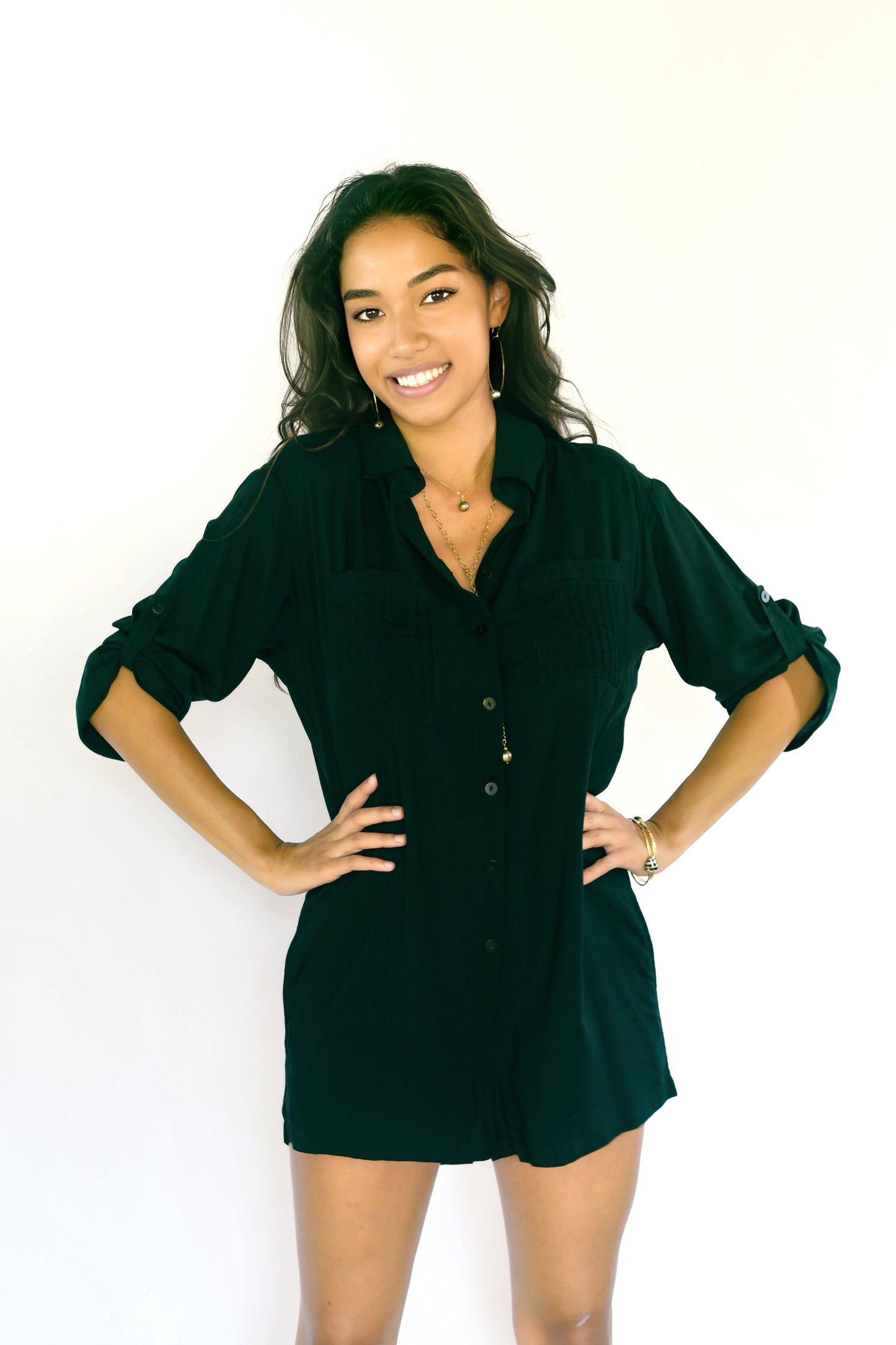 ANAHI ROMPER, Solid Black- KHUSH 20/31