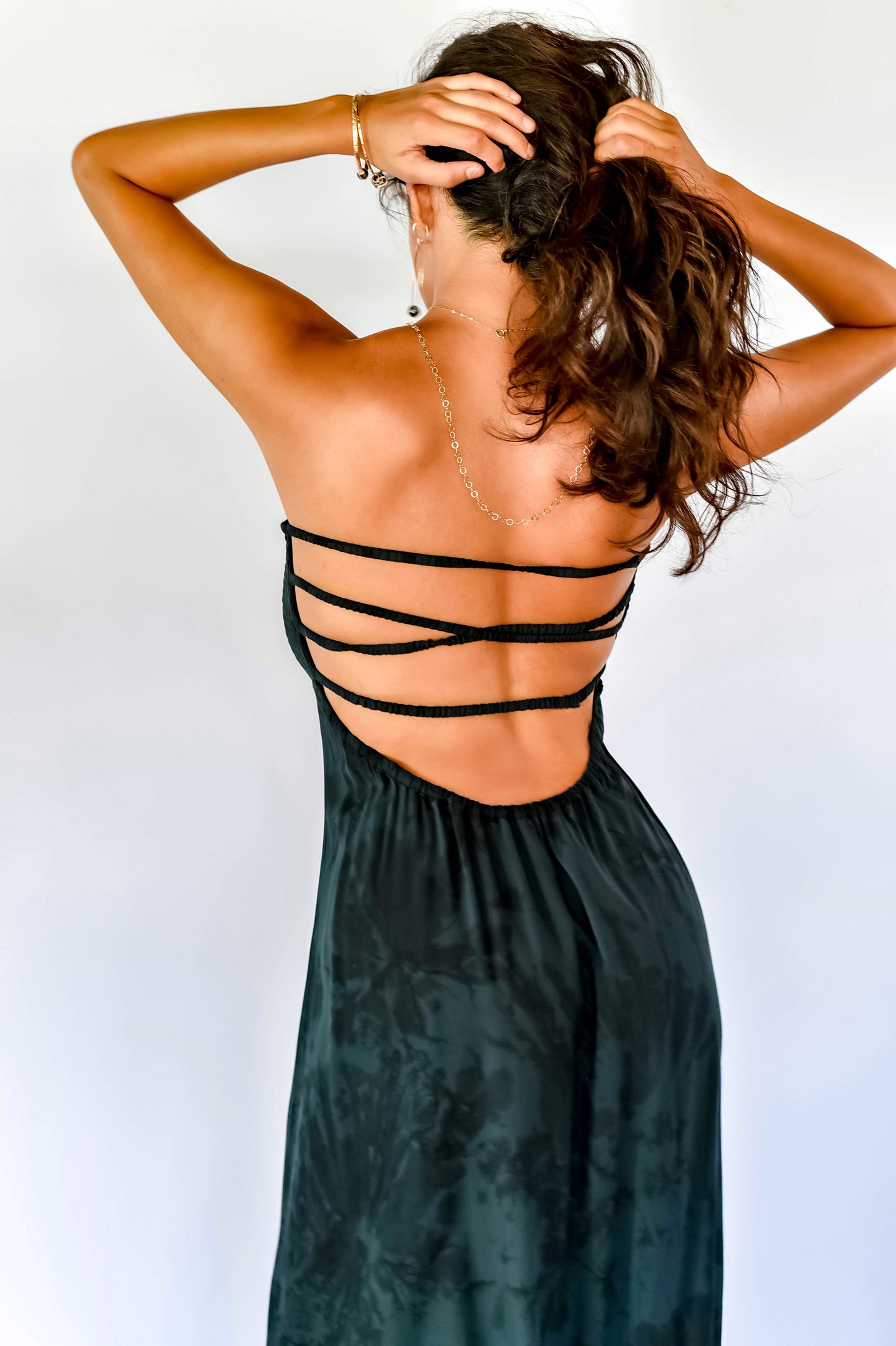 SHAYLA DRESS- TD Murky Black- KHUSH 19/33