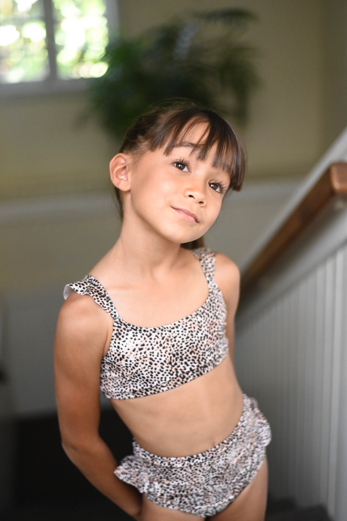 BIRDIE SET (KIDS) - Leopard - TORI PRAVER SUMMER 2022